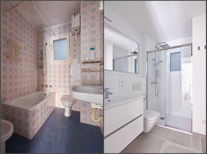 Renovated Bathroom Features